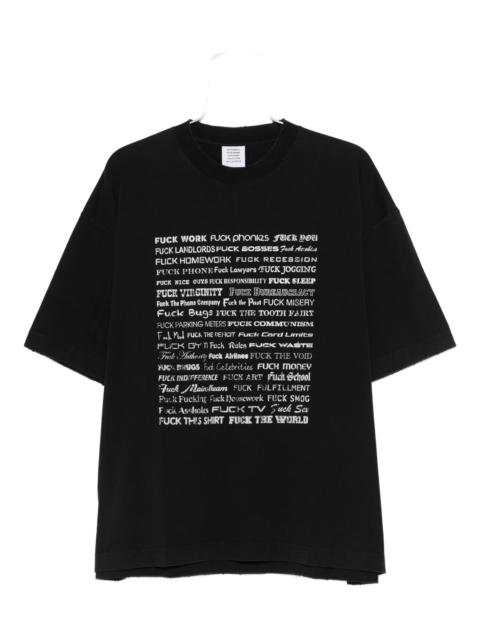 VETEMENTS Vetements T-shirts And Vests