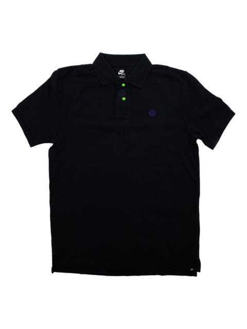Nike Nike x CLOT Short Sleeves Polo Shirt 'Black' 376722-010
