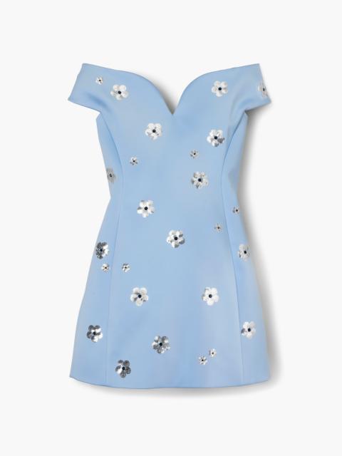Marc Jacobs SEQUIN DAISY EMBELLISHED DRESS