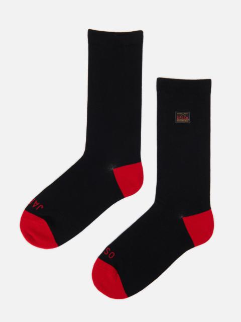 EVISU MINI LABEL LONG SOCKS