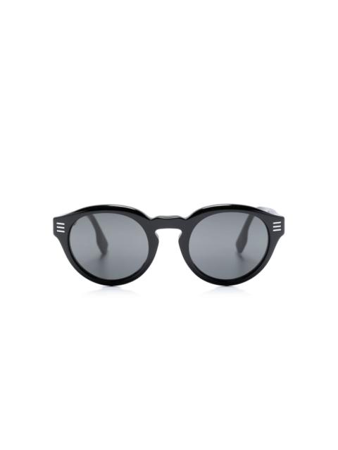 Burberry round-frame stud-detailed sunglasses