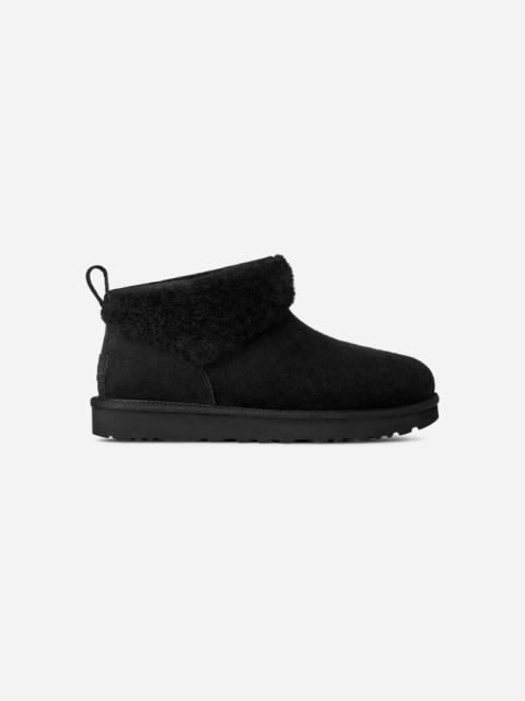 UGG ® Women's Classic Ultra Mini Snugscape Suede Classic Boots in Black