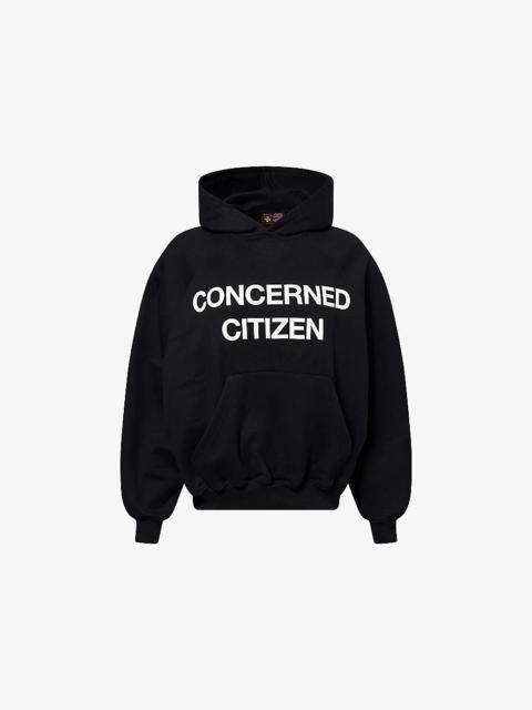 Praying Concerned Citizen Relaxed-fit Cotton-Jersey Hoody