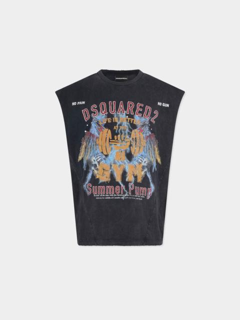 DSQUARED2 ROCK WASH IRON FIT T-SHIRT
