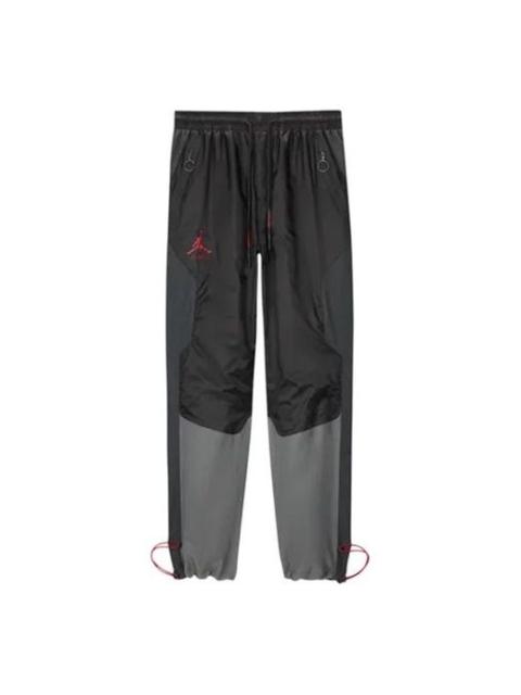 Air Jordan x OFF-WHITE Crossover Knitted Nylon Sports Long Pants Asia Edition Black CV0544-010