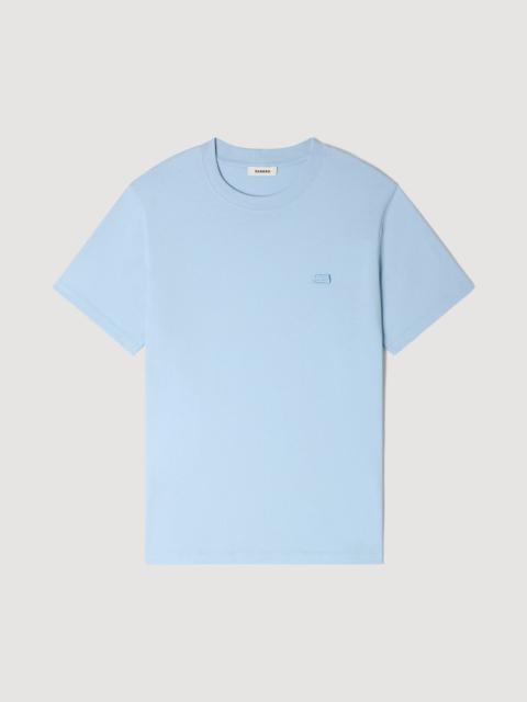 Sandro T-SHIRT WITH DOUBLE S PATCH