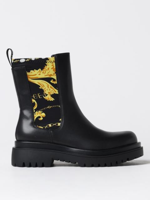 VERSACE JEANS COUTURE Flat ankle boots woman Versace Jeans Couture