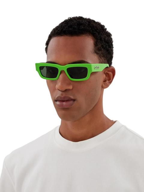 GUCCI Men's Miami 52MM Rectangular Sunglasses - Green Grey