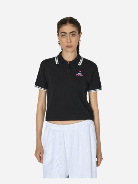 Poison Cherry Short Polo Shirt Black