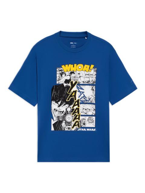 Li-Ning x Star Wars Comic Graphic T-shirt 'Blue' AHSS573-6