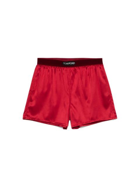 TOM FORD logo-waistband shorts