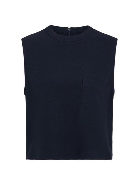 TWP Women's Short Muscle Cotton-Blend Tank - Midnight