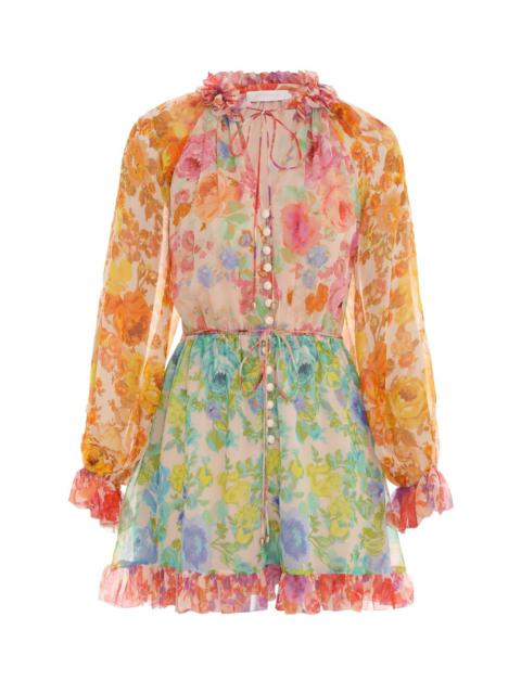 Zimmermann RAIE LONG SLEEVE PLAYSUIT