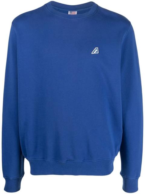 AUTRY Tennis logo-patch cotton sweatshirt