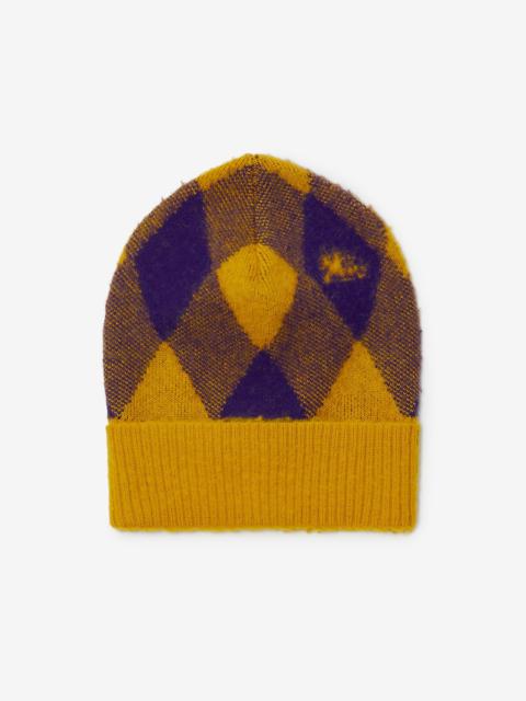 Burberry Argyle Wool Beanie