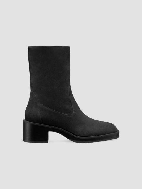 Stuart Weitzman Women's Kaia 40MM Sport Suede Booties - Black