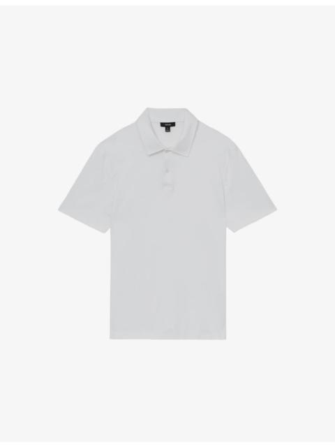REISS Earl Airwater Slim-Fit Cotton Polo