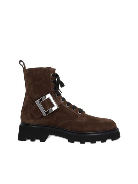 Roger Vivier buckle-fastening lace-up boots
