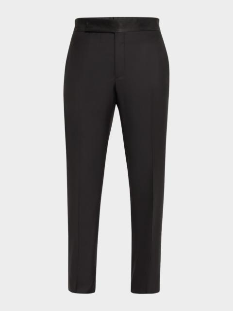 GIORGIO ARMANI Men's Solid Formal Tuxedo Pants