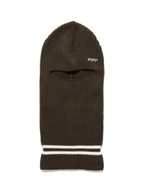 WTAPS BALACLAVA / BALACLAVA / ACRYLIC. SIGN OLIVE DRAB