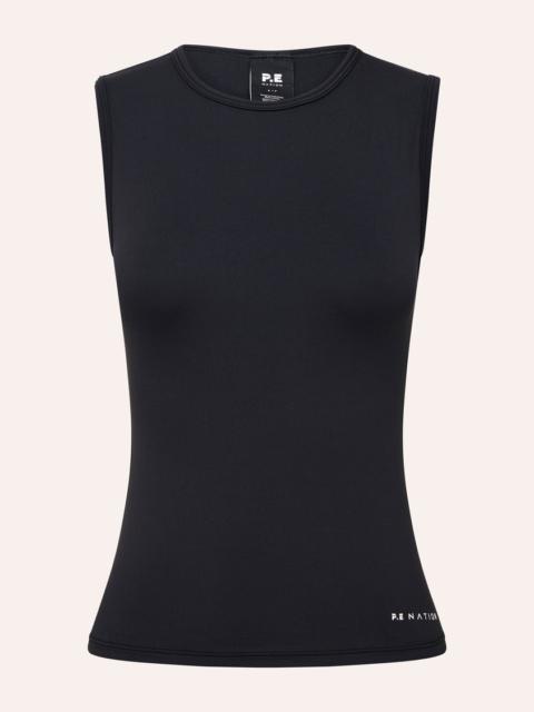 P.E NATION FOUNDATION MUSCLE TANK IN BLACK