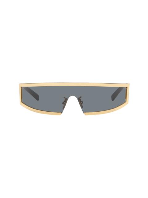 Givenchy Gold Square Sunglasses