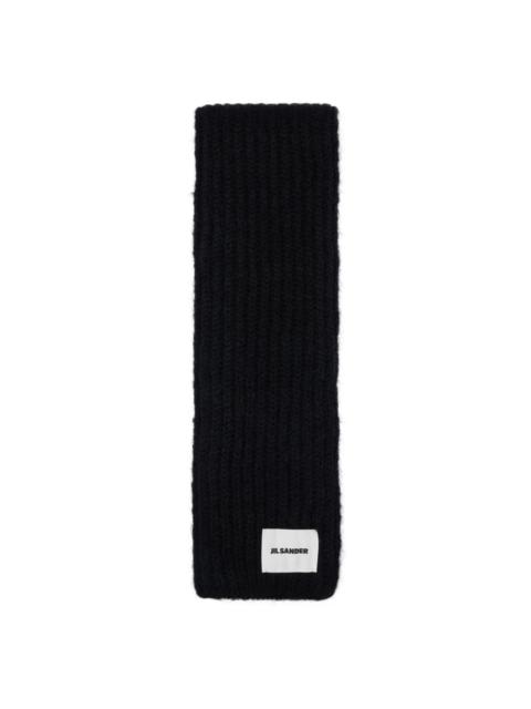 Jil Sander chunky 늑골 스카프