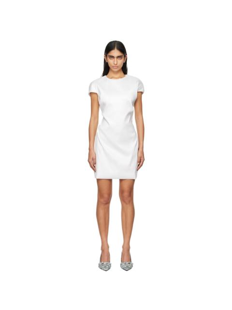Acne Studios Draped t-shirt dress - Optic White