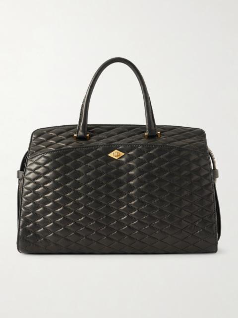 MÉTIER Private Eye Quilted Leather Tote