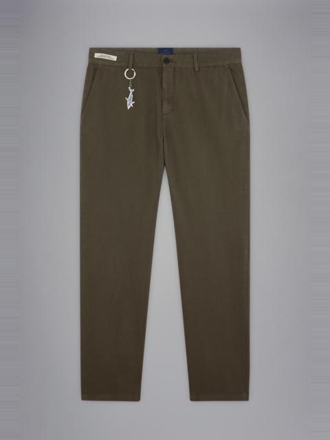 Paul & Shark CASHMERE AND COTTON CHINO TROUSERS