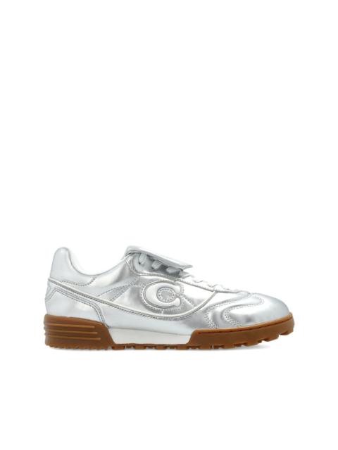 COACH Match logo-patch sneakers