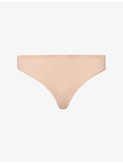 HANRO Seamless stretch-cotton thong