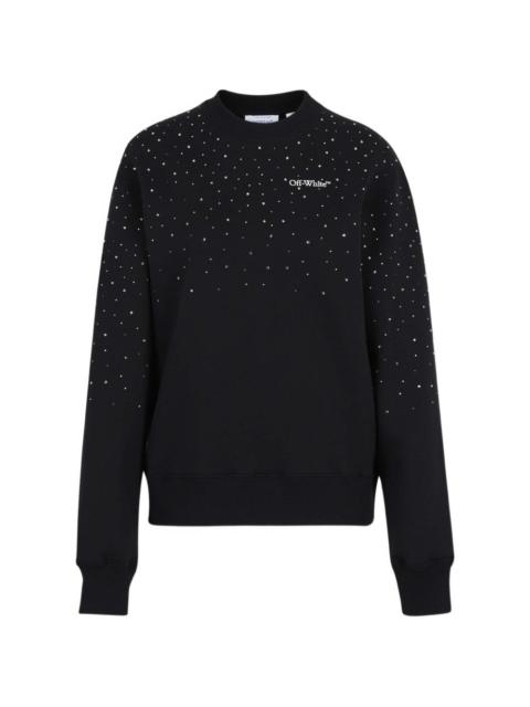 Off-White embellished round-neck sweatshirt