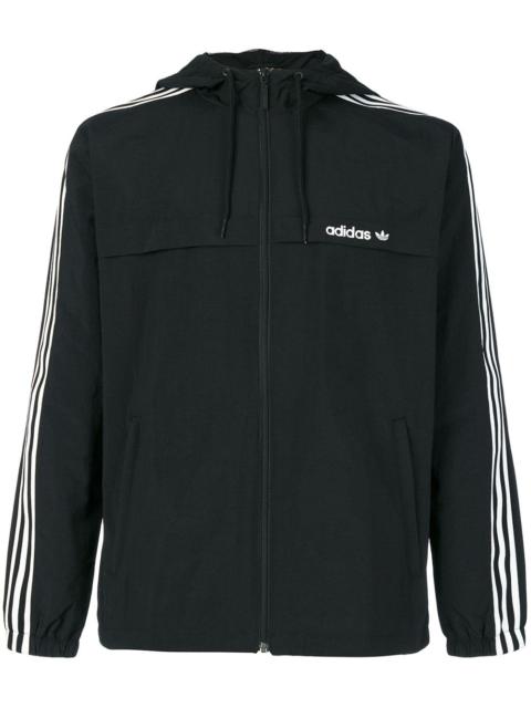 adidas Adidas Originals three stripe windbreaker jacket