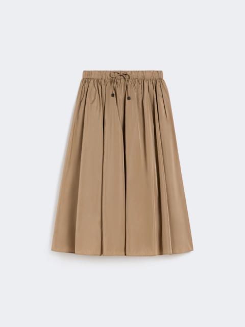 Max Mara Taffeta midi skirt - KAKI