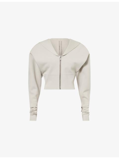 Rick Owens Dracu Cropped Knit Jacket