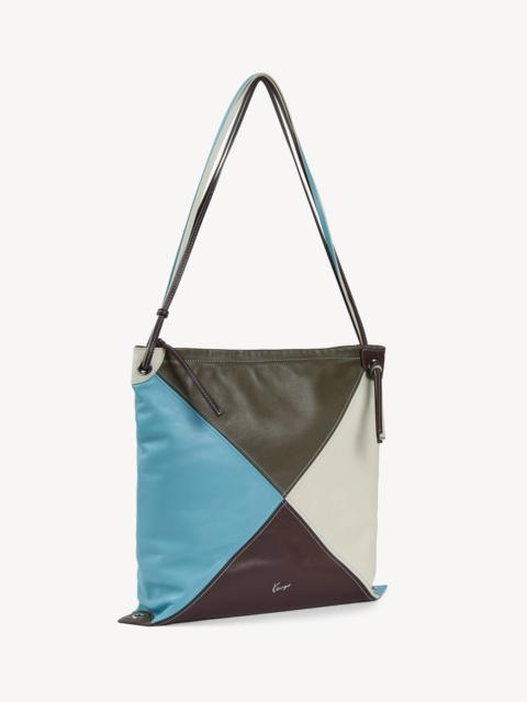 KENZO 'KENZO Kite' multicolor tote bag in leather