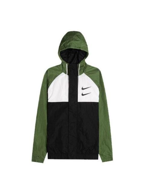 Nike Sportswear Swoosh Hooded Jacket Green CJ4888-010