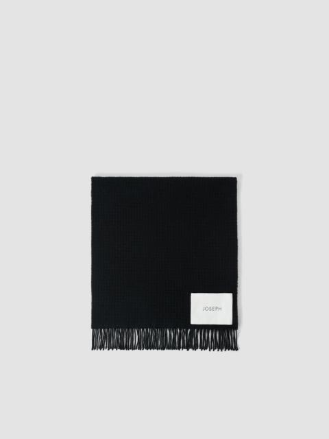 JOSEPH Flora Waffle Wool Scarf
