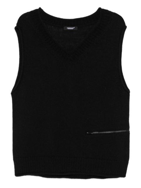 UNDERCOVER cashmere sleeveless sweater