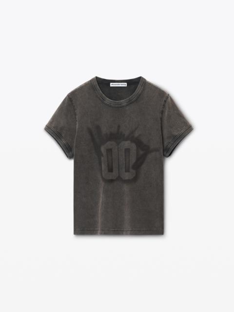 00 graphic ringer tee in cotton