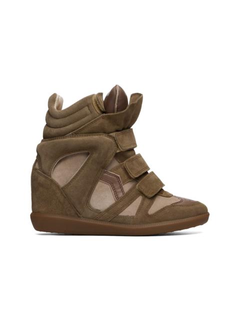 Isabel Marant Taupe Bekett Sneakers