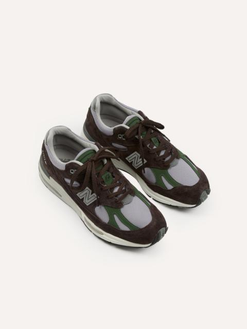New Balance New Balance Brown 'Essentially Offbeat' Made in UK 991v2 Trainers