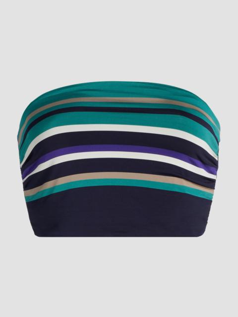 RAMY BROOK Women's Raya Striped Tube Top - Jade Stripe Combo