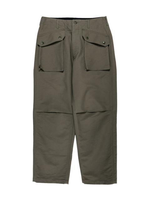 Engineered Garments Norwegian Army Pant Olive Cotton Double Cloth