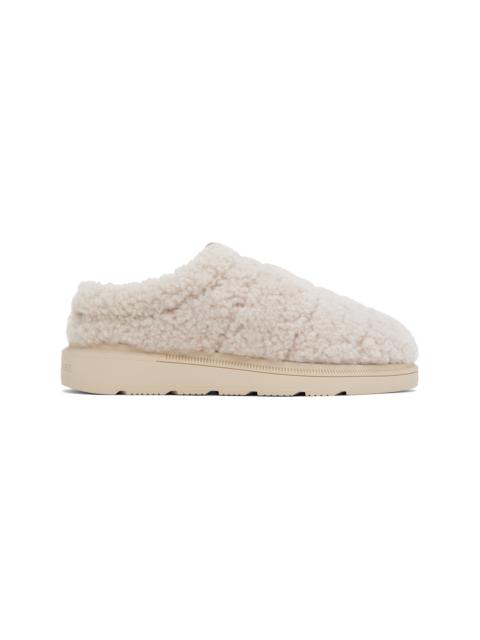 Canada Goose Beige Porteau Shearling Mules
