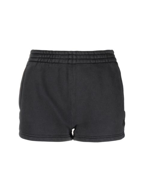 logo-embossed jersey shorts
