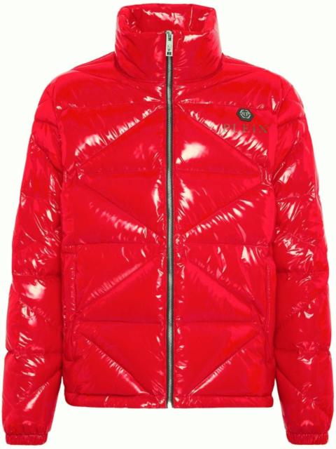 PHILIPP PLEIN glossy padded jacket