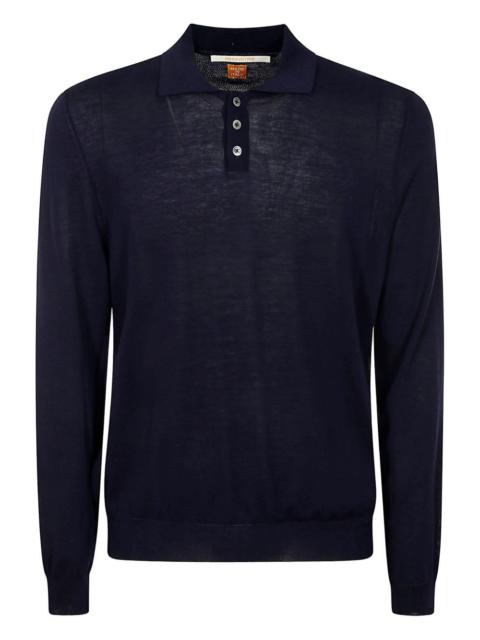 ALPHA INDUSTRIES long-sleeve button polo shirt