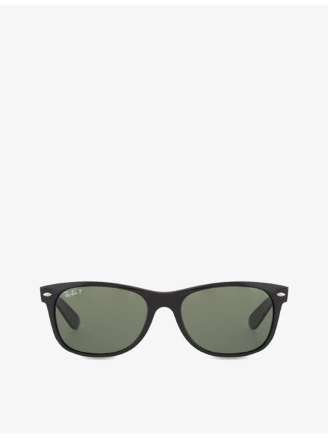 Ray-Ban 검정 wayfarer 선글라스 RB2132 55